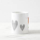 Herz Tasse Vergiss mich nicht Koffiemok (Center)
