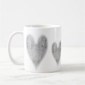Herz Tasse Vergiss mich nicht Koffiemok (Links)