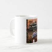 Herz über ins Abenteuer - Buchcover Koffiemok (Voorkant links)