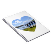 Herzblick – Notizblock mit Naturmotiv Notitieboek (Rechterzijde)