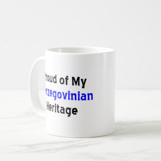 Herzegovinian Heritage Coffee mok (Voorkant links)