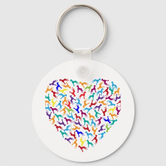 Herzendoggen Sleutelhanger (Voorkant)