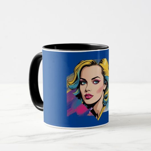 Herzensangelegenheit verliebte Frau im Herz  Mok (Voorkant links)