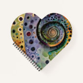 herzförmiger Spiralblock Notitieboek (Voorkant)