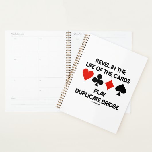 Herzie in het leven van kaarten Speel Dubbele Brug Planner (Display)