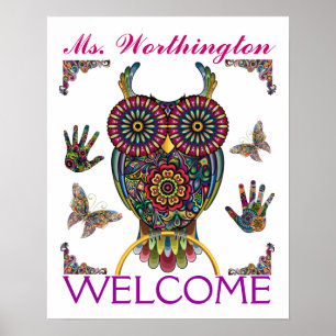 Herzien Amazing Owl Teacher Poster - SRF