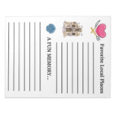 Herzien notitieblok voor gastboek (Voorkant)