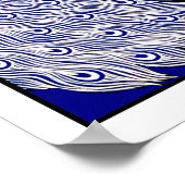 Herzien Poster  Peacock het Moderne Poster (Hoek)