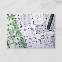 Herziene architect / aannemer / bouwer Kaart Visitekaartje