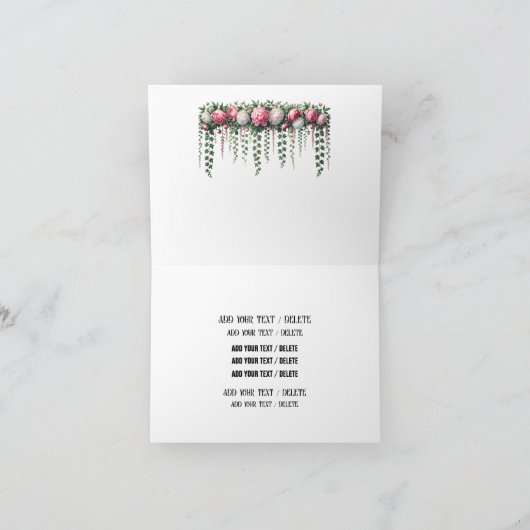 Herziene BRIDAL Shop Note Kaart of dank u (Binnen)