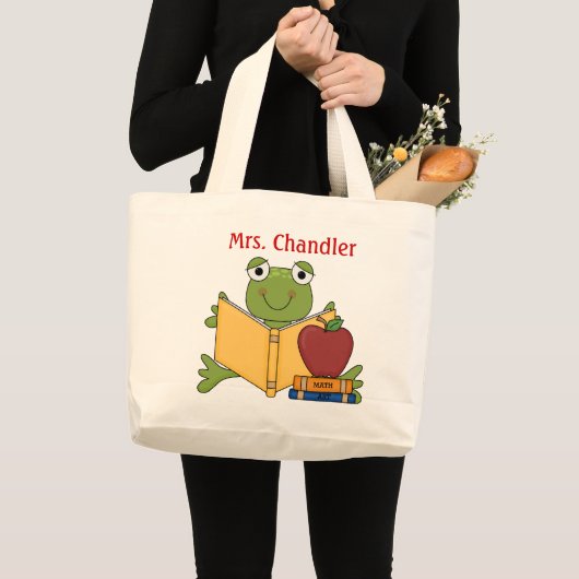 HERZIENE Canvas tas van de leerkracht (Voorkant (product))