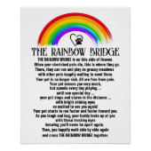 Herziene DE REGENBOOGBRUG Perfect Poster (Voorkant)