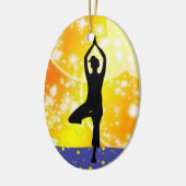 Herziene fitness! Yoga - Boom - SRF Keramisch Ornament (Links)