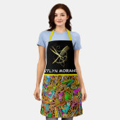 HERZIENE Haarstylist - Beauty Shop - Salon Apron Schort (Gedragen)