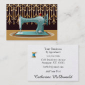 Herziene naaien / Mode / naaister Visitekaartje (Voorkant / Achterkant)