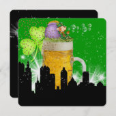 Herziene partij in stijl - St. Patrick's Day - SRF Kaart (Voorkant / Achterkant)