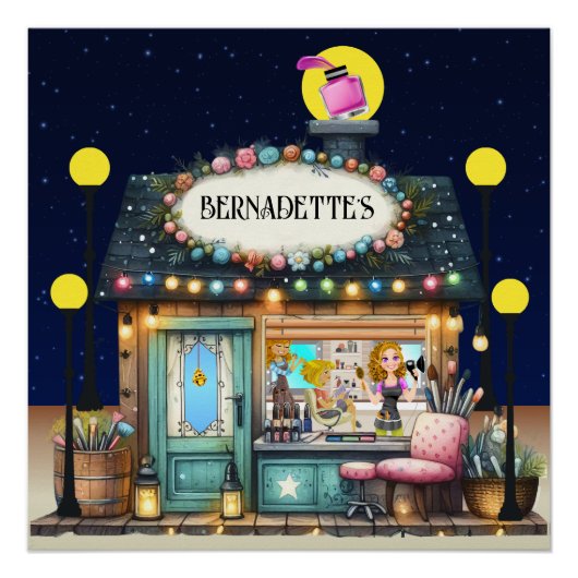 Herziene schoonheidssalon. kuurteken perfect poster (Voorkant)