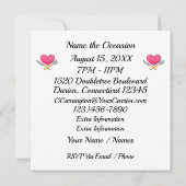 Herziene uitnodiging voor alle gelegenheden (Achterkant)