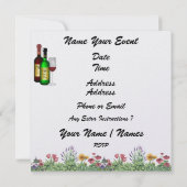 Herziene uitnodiging voor het venster van het huis (Achterkant)