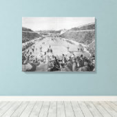 Herziening van de Olympische Spelen in Athene Canvas Afdruk (Insitu (Houten vloer))