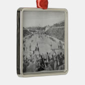 Herziening van de Olympische Spelen in Athene Metalen Ornament (Rechts)