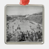Herziening van de Olympische Spelen in Athene Metalen Ornament (Voorkant)