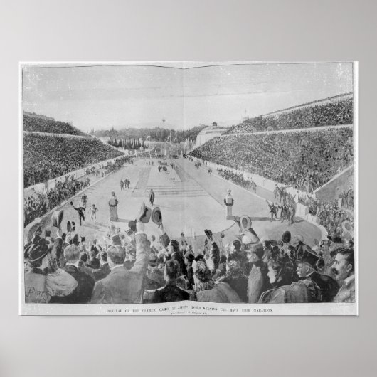 Herziening van de Olympische Spelen in Athene Poster (Voorkant)