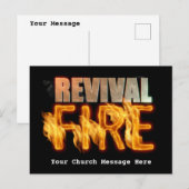 Herziening van het Christelijke kerkbereik van het Briefkaart (Voorkant / Achterkant)