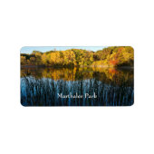 Herzieningen Marthaler Park Etiket (Voorkant)