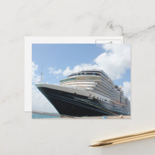 Herzieningsschip van MS Nieuw Amsterdam in Aruba Briefkaart