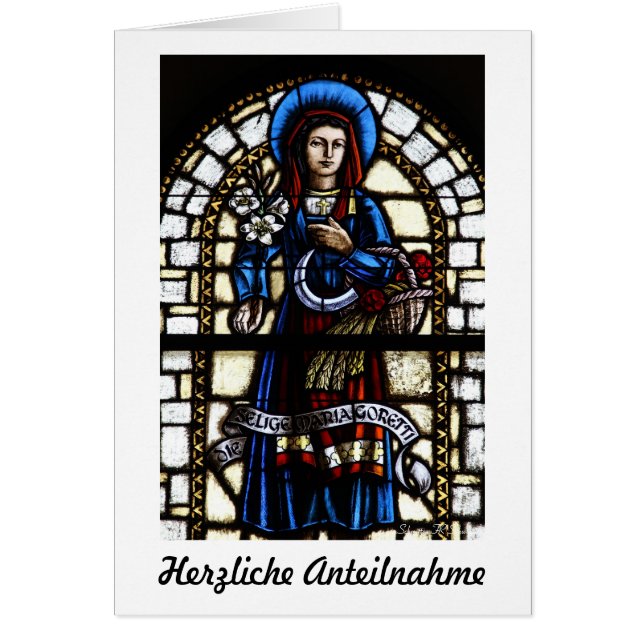 Herzliche Anteilnahme Karte (Voorkant)