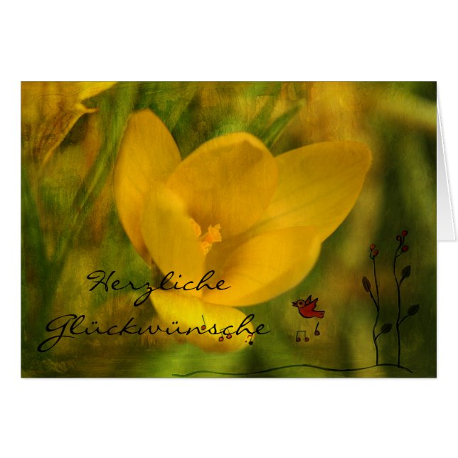 Herzliche Glückwünsche (Voorkant Horizontaal)