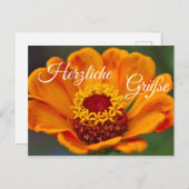 Herzliche Grüße für Deine Liebsten Briefkaart (Voorkant / Achterkant)