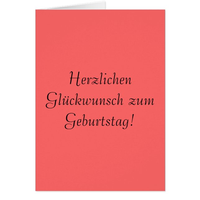 Herzlichen Glückwunsch zum Geburtstag (Voorkant)