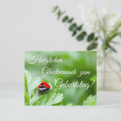 Herzlichen Glückwunsch zum Geburtstag Briefkaart (Staand voorkant)