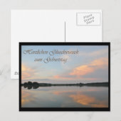 Herzlichen Glueckwunsch Briefkaart (Voorkant / Achterkant)