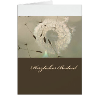 Herzliches Beileid