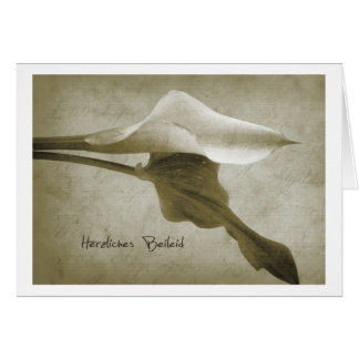 Herzliches Beileid