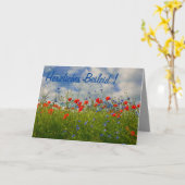 Herzliches Beileid! Kaart (Gele Bloem)