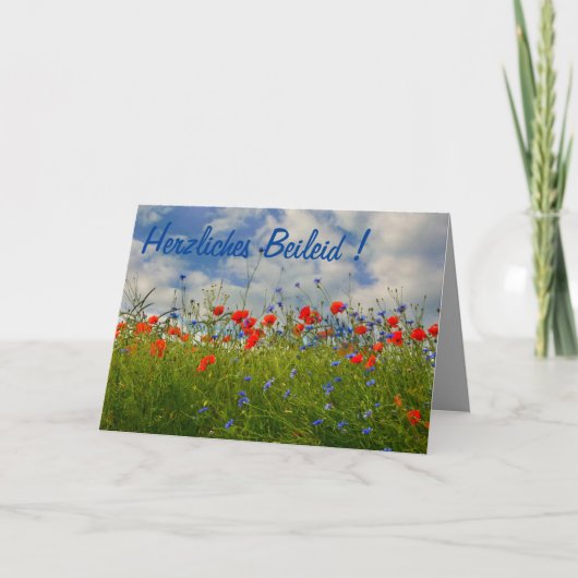 Herzliches Beileid! Kaart (Voorkant)