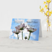 Herzliches Beileid mit Blumen Kaart (Gele Bloem)