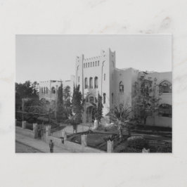 Herzliya Hebreeuwse gymnasium in Tel Aviv in de ja Briefkaart
