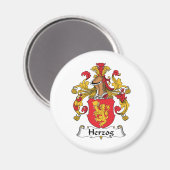 Herzog Family Crest Magneet (Voorkant / Achterkant)