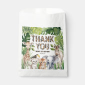 Hes a Wild One, Jongen 1e verjaardag gunst tassen Bedankzakje (Voorkant)