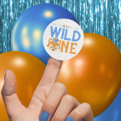 He's a Wild One Woodland Fox 1st Birthday Stickers