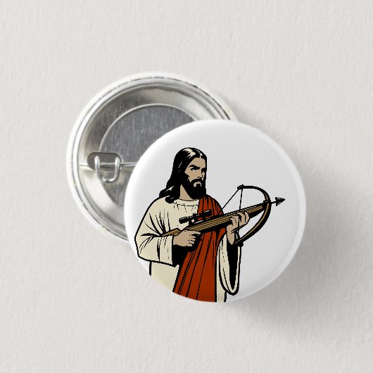 He's Back Ronde Button 3,2 Cm (Voorkant /achterkant)