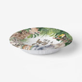 Hes een wilde een Safari 1e verjaardag snacks Papieren Kommen (Gebogen)