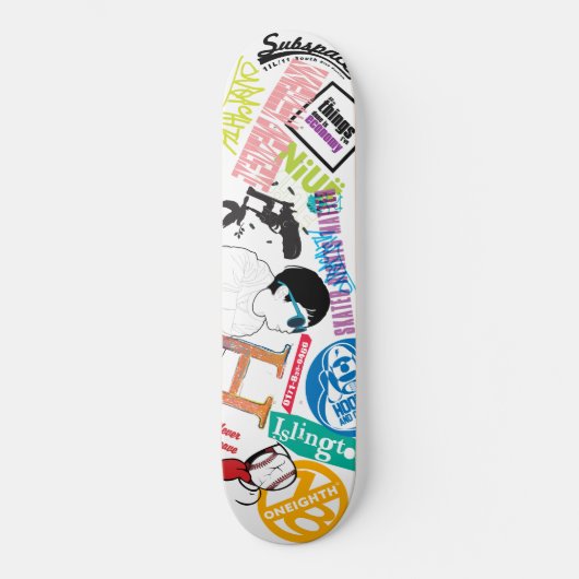 He's gotta dream. ONEIGHTH Tokyo Original Persoonlijk Skateboard (Voorkant)