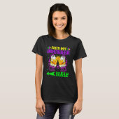 He's My Drunker Half Shirt Mardi Gras Couples Shir (Voorkant volledig)