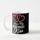 He's My Midnight Kiss Happy New Year Matching Coup Koffiemok (Links)